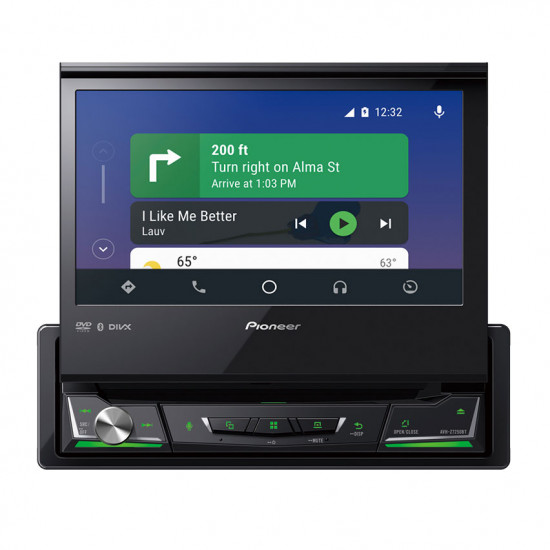 Pioneer AVH-Z7250BT 7" Single DIN Apple CarPlay Android Auto WebLink Bluetooth