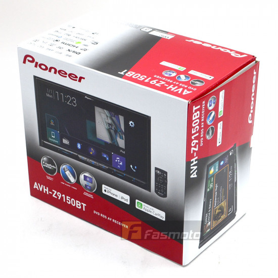 Pioneer AVH-Z9150BT 7" WiFi for Wireless Apple CarPlay Android Auto Mirroring