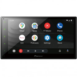 Pioneer DMH-A4450BT 6.8" Double DIN Touchscreen AV Receiver with Apple CarPlay, Android Auto and Mirroring for Android