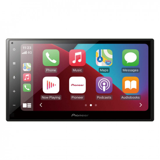 Pioneer DMH-A5450BT 6.8" Double DIN Touchscreen AV Receiver with Wireless Apple CarPlay, Android Auto and Mirroring by Weblink Cast