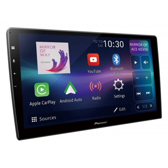 Pioneer DMH-AP6850BT 9” WSVGA Large Screen: Perfectly Designed for Your Vehicle with Wireless Apple CarPlay, Android Auto and Mirroring by Weblink Cast