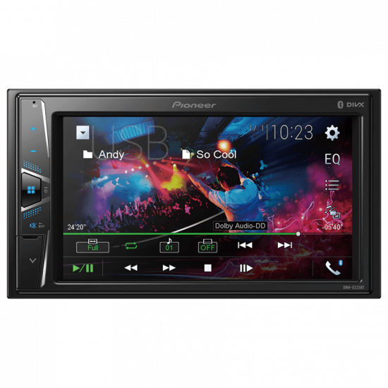 Pioneer DMH-G225BT 6.2" Double DIN Touchscreen Bluetooth USB AV Receiver Pioneer DMH-G225BT 6.2" Double DIN Touchscreen Bluetooth USB AV Receiver