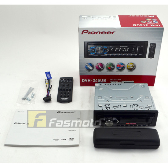 Pioneer DVH-345UB Single DIN DVD Receiver with Front USB Port and Front AUX-In Pioneer DVH-345UB Single DIN DVD Receiver with Front USB Port and Front AUX-In