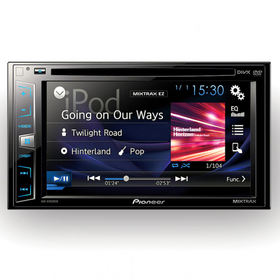 Pioneer AVH-X1850DVD 6.2" Double DIN DVD CD USB Car Stereo AV Receiver MIXTRAX Pioneer AVH-X1850DVD 6.2" Double DIN DVD CD USB Car Stereo AV Receiver MIXTRAX