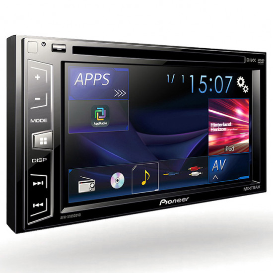Pioneer AVH-X1850DVD 6.2" Double DIN DVD CD USB Car Stereo AV Receiver MIXTRAX Pioneer AVH-X1850DVD 6.2" Double DIN DVD CD USB Car Stereo AV Receiver MIXTRAX