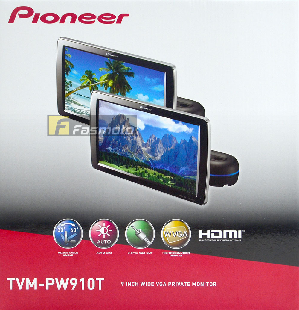 Pioneer TVM-PW910T Malaysia 9 inch Headrest Monitor Pioneer TVM-PW910T Malaysia 9 inch Headrest Monitor