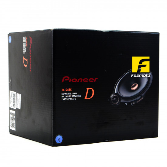 Pioneer TS-D65C 6.5" (16.5cm) D Series 2-way Component Car Speakers for 90W