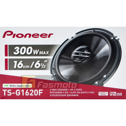 Pioneer TS-G1620F 6.5" 2 Way Coaxial Car Speakers Max 300W RMS 40W at 4 ohm