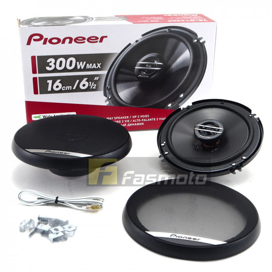 Pioneer TS-G1620F 6.5" 2 Way Coaxial Car Speakers Max 300W RMS 40W at 4 ohm