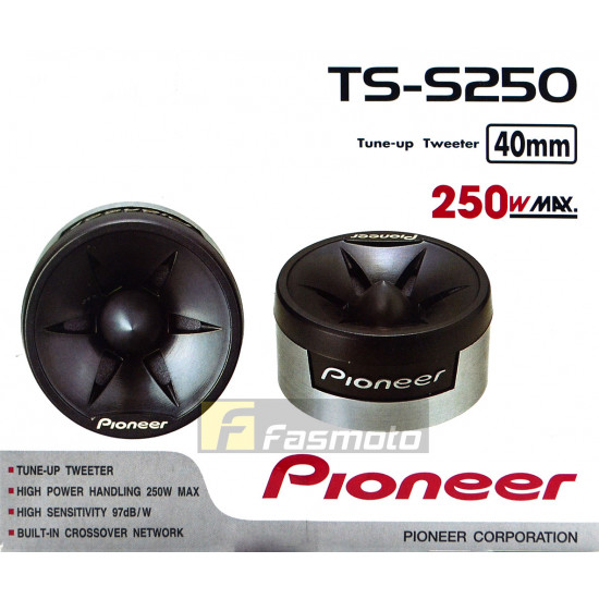 Pioneer TS-S250 1.5" 40mm High-Power Tune-Up Tweeter 50W RMS at 8 ohm