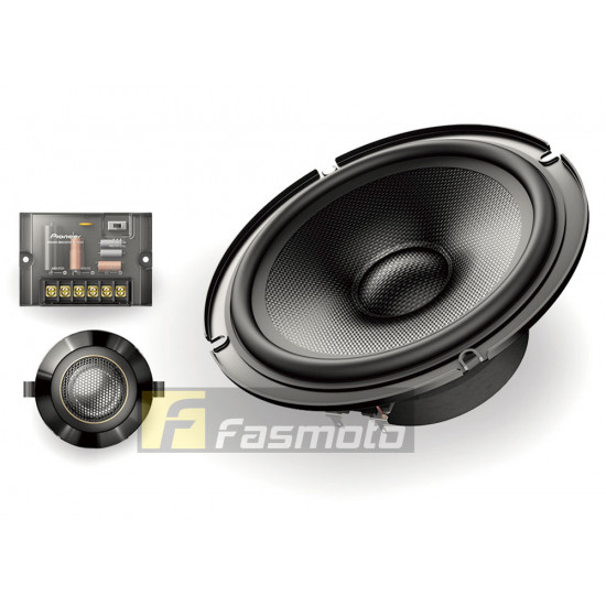 Pioneer TS-Z65CH 6.5" (16.5cm) Z Series 2-way Hi-res Audio Component Car Speakers for 110W