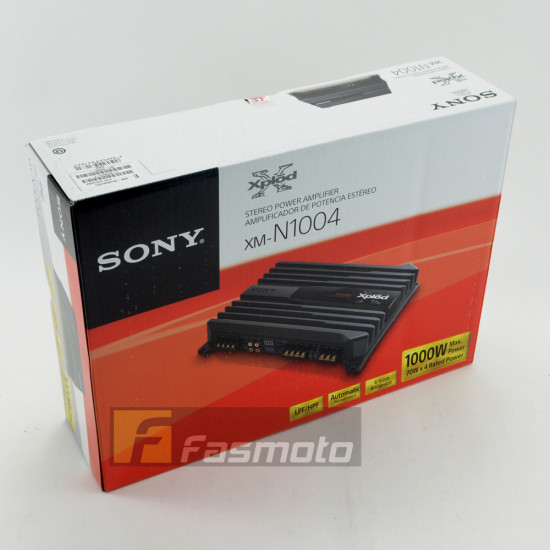 SONY XM-N1004 4/3/2 Channel Stereo Car Amplifier 70W RMS x 4 at 4 ohms
