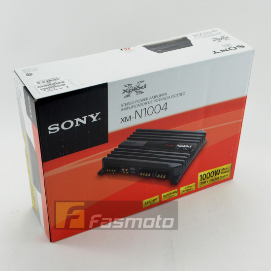 SONY XM-N1004 4/3/2 Channel Stereo Car Amplifier 70W RMS x 4 at 4 ohms SONY XM-N1004 4/3/2 Channel Stereo Car Amplifier 70W RMS x 4 at 4 ohms