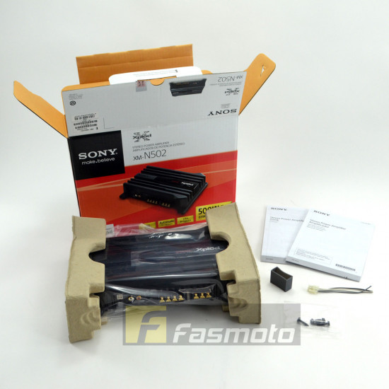 SONY XM-N502 2/1 Channel N Series Car Amplifier 65W RMS x 4 at 4 ohms SONY XM-N502 2/1 Channel N Series Car Amplifier 65W RMS x 4 at 4 ohms