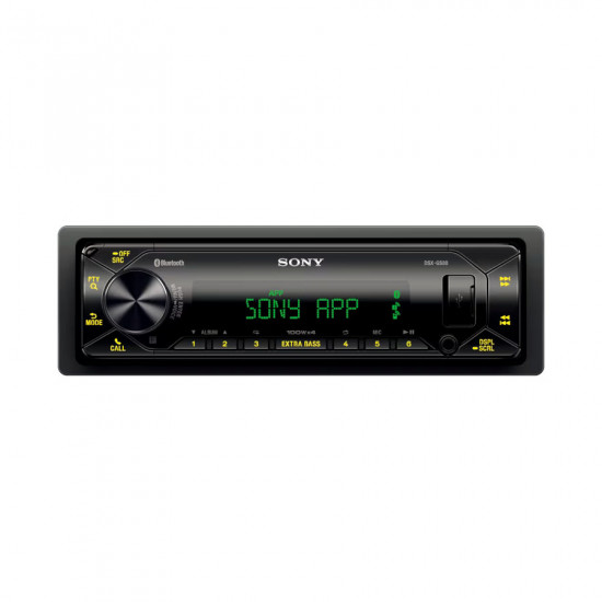 SONY DSX-GS80 Single DIN High-power Digital Media Receiver with Bluetooth USB 4 x 100W (45W RMS) (No CD)