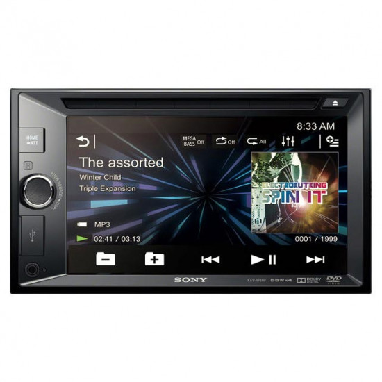 SONY XAV-W601 6.2" Double DIN DVD USB Aux Car Stereo Receiver