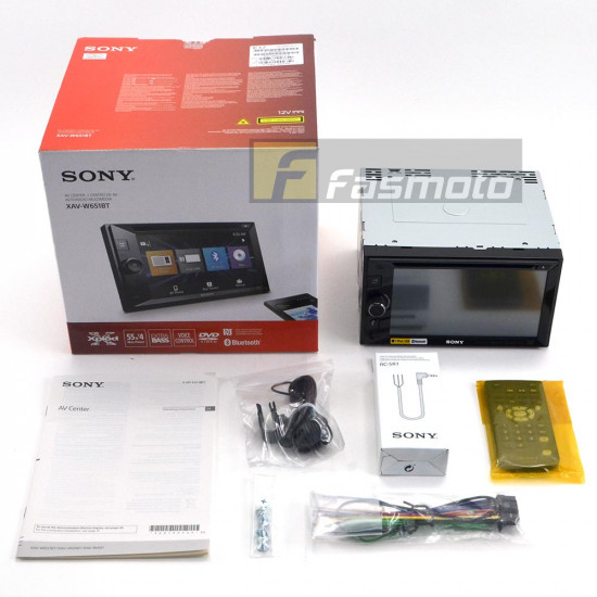 SONY XAV-W651BT 6.2" Double DIN NFC Bluetooth DVD USB Aux Car Stereo Receiver SONY XAV-W651BT 6.2" Double DIN NFC Bluetooth DVD USB Aux Car Stereo Receiver