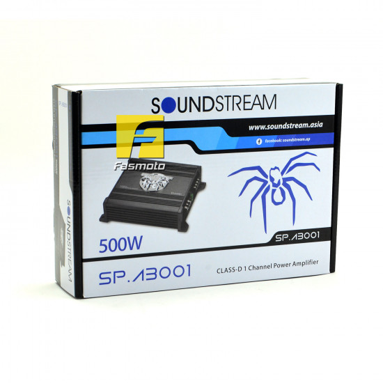 SOUNDSTREAM SP.A3001 Class D Mono Car Audio Amplifier 350W RMS x 1 (1 ohms)