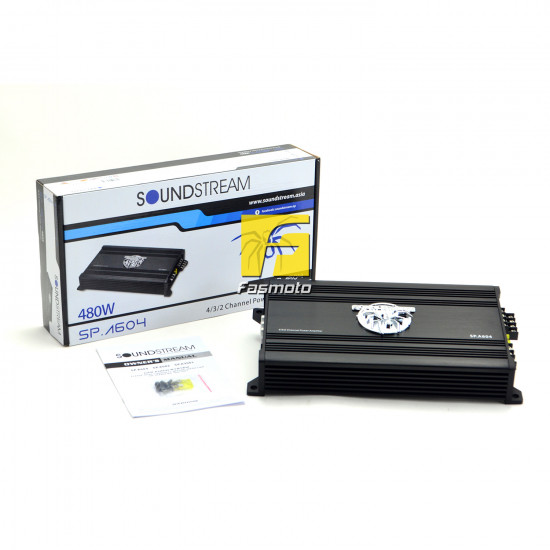 SOUNDSTREAM SP.A604 4/3/2 Channel Car Audio Amplifier 60W RMS x 4 (4 ohms) SOUNDSTREAM SP.A604 4/3/2 Channel Car Audio Amplifier 60W RMS x 4 (4 ohms)
