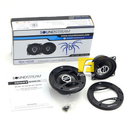 SOUNDSTREAM RX.402 4" 2 Way Coaxial Car Speakers 25W RMS