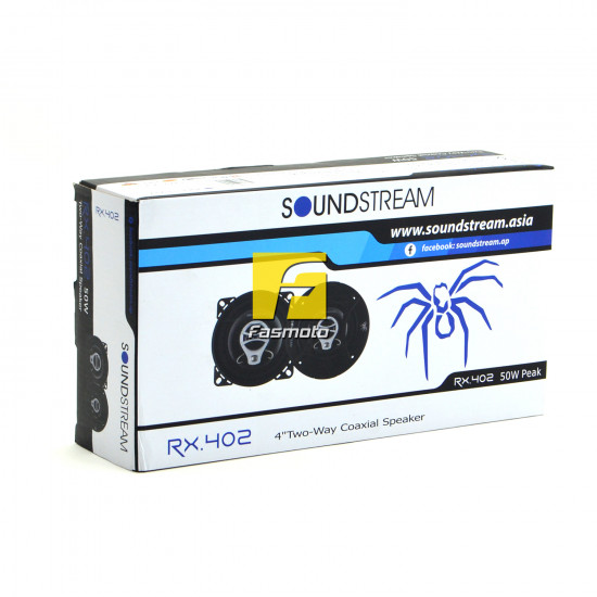 SOUNDSTREAM RX.402 4" 2 Way Coaxial Car Speakers 25W RMS SOUNDSTREAM RX.402 4" 2 Way Coaxial Car Speakers 25W RMS