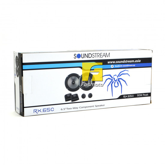 SOUNDSTREAM RX.65C 6.5" 2 Way Component Car Speakers 50W RMS SOUNDSTREAM RX.65C 6.5" 2 Way Component Car Speakers 50W RMS