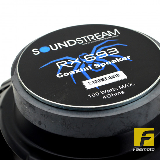 SOUNDSTREAM RX.693 6 x 9 inch 4 Way Coaxial Car Speakers 50W RMS SOUNDSTREAM RX.693 6 x 9 inch 4 Way Coaxial Car Speakers 50W RMS
