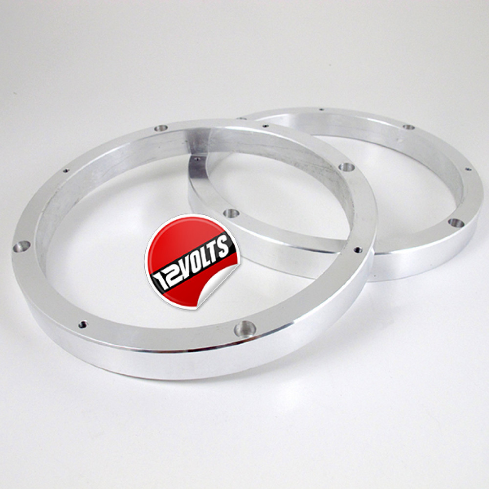 6.5 inch Speaker Adapter Mount Spacer Silver Universal (1 pair) Malaysia.