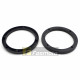 6.5" Speaker Adapter Mount Spacer Plastic Universal Black (1 pair) 6.5" Speaker Adapter Mount Spacer Plastic Universal Black (1 pair)