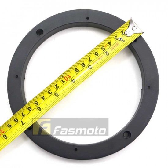 6.5" Speaker Adapter Mount Spacer Plastic Universal Black (1 pair) 6.5" Speaker Adapter Mount Spacer Plastic Universal Black (1 pair)