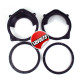 6.5" Speaker Adapter Mount Spacer for certain Honda models Taiwan (1 pair) 6.5" Speaker Adapter Mount Spacer for certain Honda models Taiwan (1 pair)