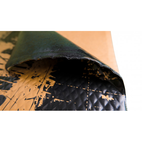 Standartplast STP Devil's Gold 3mm Car Sound Vibration Damping Sheets suitable for External Treatment - 750mm x 470mm sheet size (Sold per box of 8 sheets)