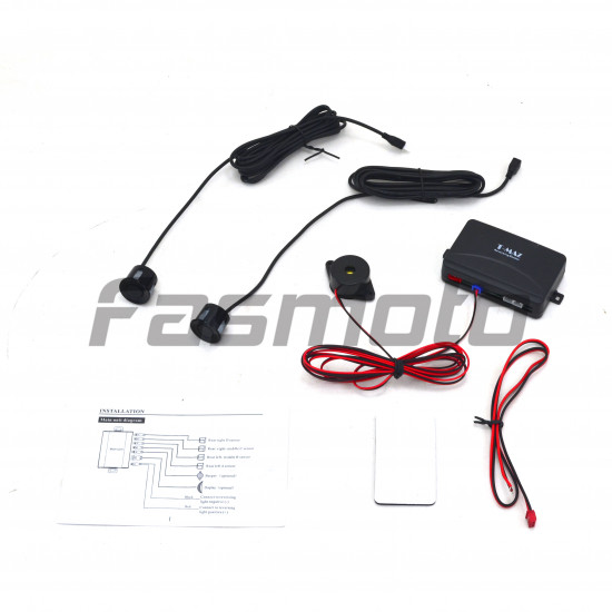 ED-0810 Universal 2-Sensor Parking Assist, Reversing Sensor (Audio Only)