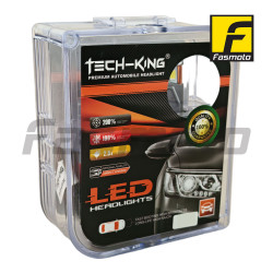 TECH-KING T9 H1, H3, H4, H7, H8, H9, H11, 9005, 9006 4300K/6000K 12V 130W 16000LM Car LED Headlight Bulbs