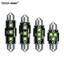 TECH-KING FESTOON 31MM, 36MM, 39MM, 41MM 6000K LED 12V 2.5W CR03 (1 piece) for interior, trunk, license plate, doors