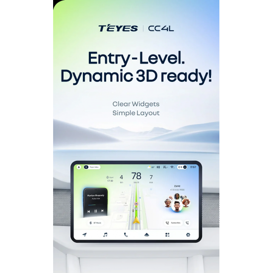 TEYES CC4L Android Car Head Unit 6G+64G, (Available in 9" and 10")