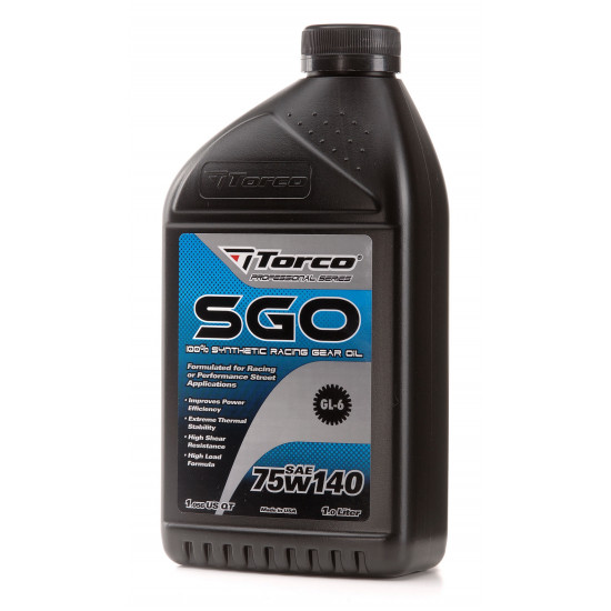 Torco SGO SYN RACING GEAR OIL 75W140 - 1 Litre Torco SGO SYN RACING GEAR OIL 75W140 - 1 Litre