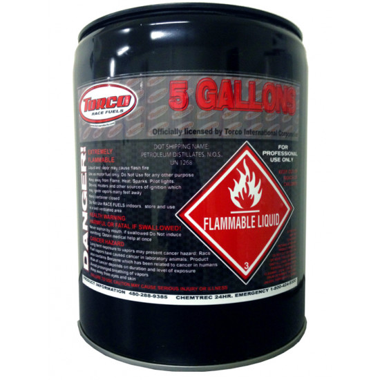 Torco 112 Leaded Race Fuel - 5 gallon Torco 112 Leaded Race Fuel - 5 gallon