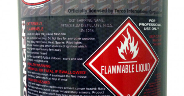 Torco 112 Leaded Race Fuel - 5 gallon