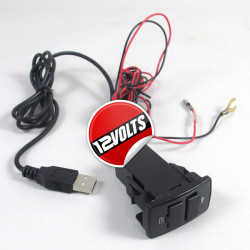 USB Port Adapter for Audio and Charging for Honda
