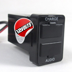 USB Port Adapter for Audio and Charging for Toyota