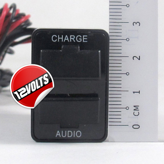 USB Port Adapter for Audio and Charging for Toyota