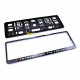Toyota Get the Feeling Single Row 410mm Vehicle Registration License Plate Frame (Black) Toyota Get the Feeling Single Row 410mm Vehicle Registration License Plate Frame (Black)