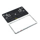 AUDI Truth In Engineering Double Row 335mm Vehicle Registration License Plate Frame (Silver) AUDI Truth In Engineering Double Row 335mm Vehicle Registration License Plate Frame (Silver)