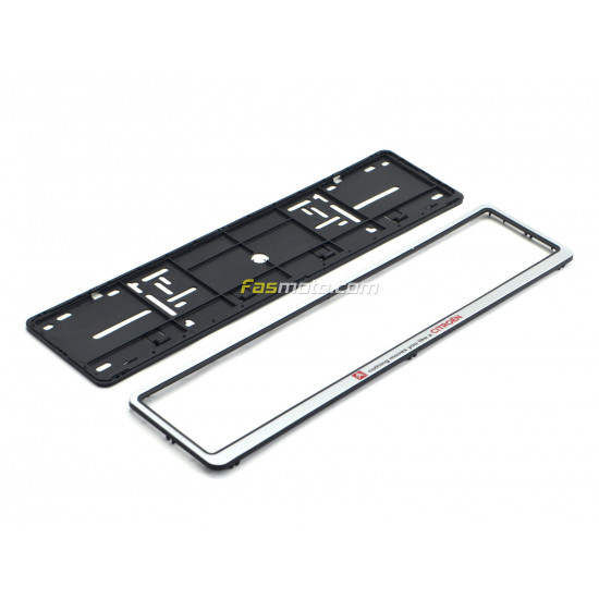 Nothing Moves You Like A Citroen Single Row 530mm Vehicle Registration License Plate Frame (Silver)