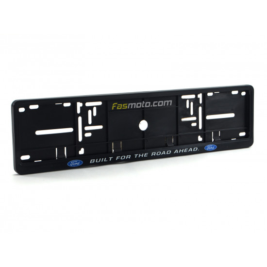 Ford Built for the Road Ahead Single Row 530mm Vehicle Registration License Plate Frame (Black) Ford Built for the Road Ahead Single Row 530mm Vehicle Registration License Plate Frame (Black)