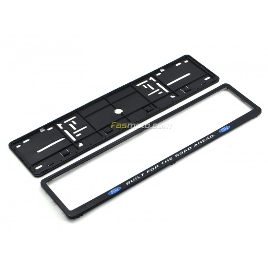 Ford Built for the Road Ahead Single Row 530mm Vehicle Registration License Plate Frame (Black) Ford Built for the Road Ahead Single Row 530mm Vehicle Registration License Plate Frame (Black)