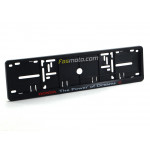 Honda The Power of Dreams Single Row 530mm Vehicle Registration License Plate Frame (Black)