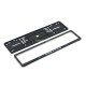 Hyundai Drive Your Way Single Row 530mm Vehicle Registration License Plate Frame (Black)