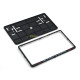 KIA The Power to Surprise Double Row 335mm Vehicle Registration License Plate Frame (Black) KIA The Power to Surprise Double Row 335mm Vehicle Registration License Plate Frame (Black)